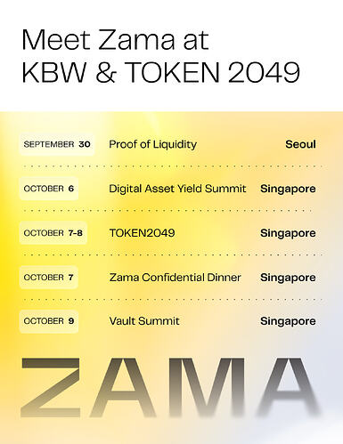 zama at kbw and token